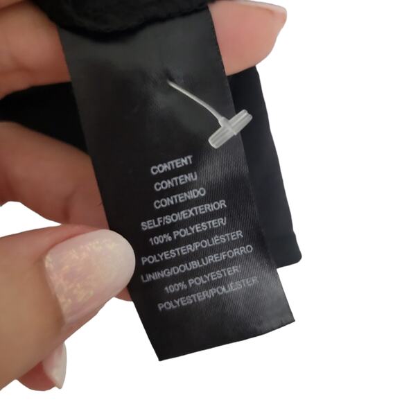 WAYF Mini Dress Sz Small S Spring Purple Floral Long Sleeve Flutter All over - Picture 9 of 11